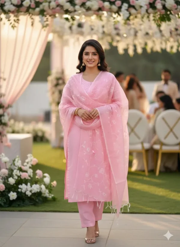 Exclusive Banarasi Unstitched Salwar kameez with Dupatta