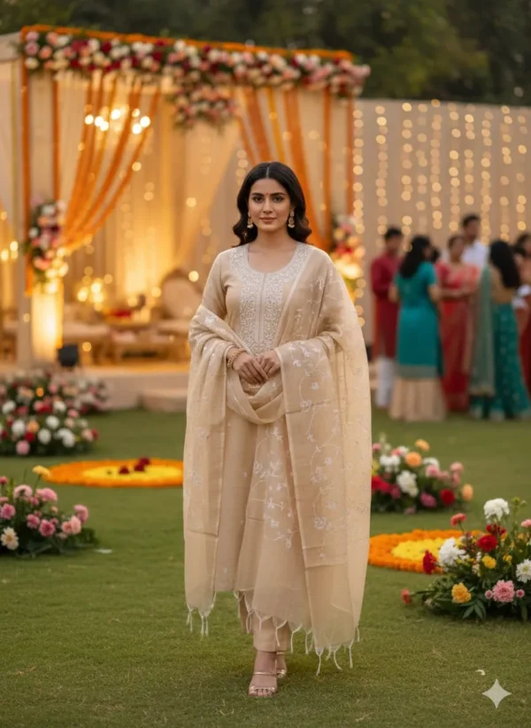 Exclusive Banarasi Unstitched Salwar kameez with Dupatta