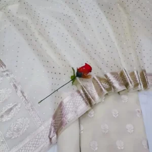 Exclusive Banarasi Unstitched Salwar kameez with Dupatta
