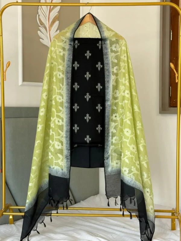Exclusive Banarasi Unstitched Salwar kameez with Dupatta