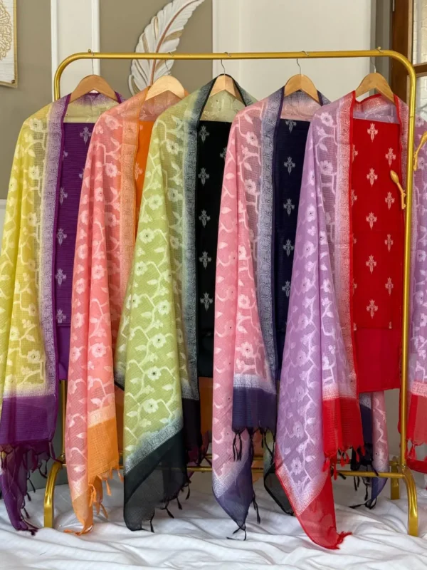 Exclusive Banarasi Unstitched Salwar kameez with Dupatta