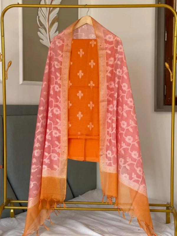 Exclusive Banarasi Unstitched Salwar kameez with Dupatta