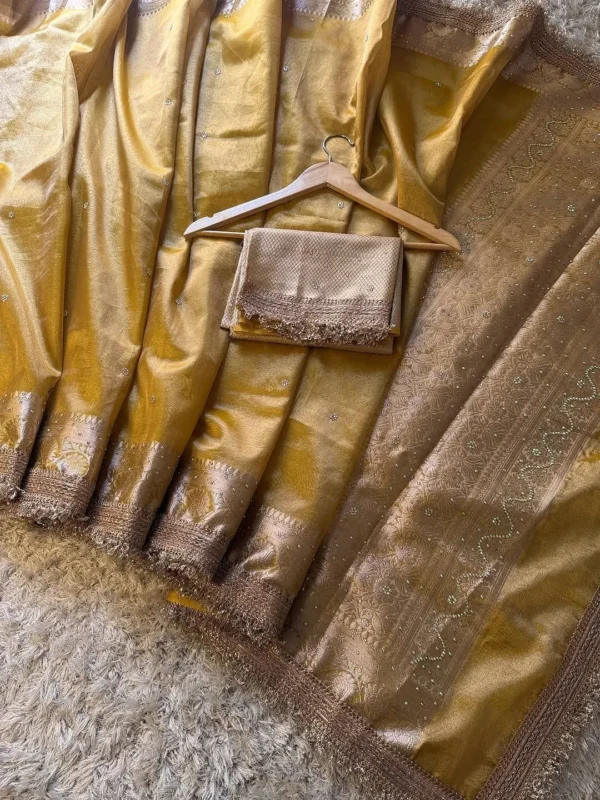 703261533 instore (3) Premium Banarasi Soft Tissue Silk Saree Collection all over Design