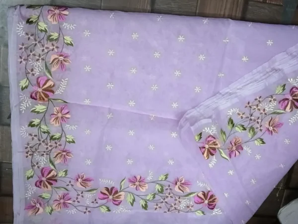 INstore revolusis (6) Premium Banarasi Soft Organza Silk Saree Collection All Over embroidery Design