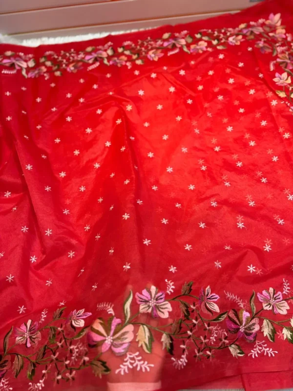INstore revolusis (7) Premium Banarasi Soft Organza Silk Saree Collection All Over embroidery Design
