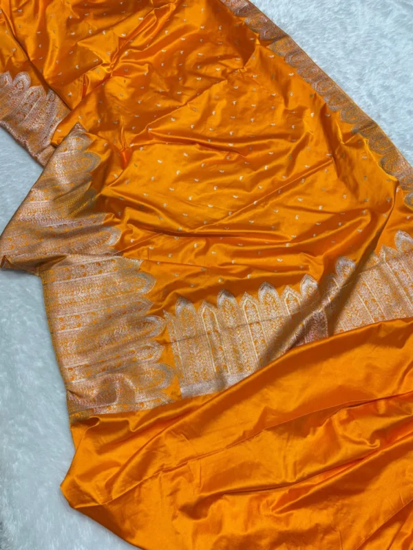 Premium Banarasi Soft Masaru Silk Saree Collection all over Design