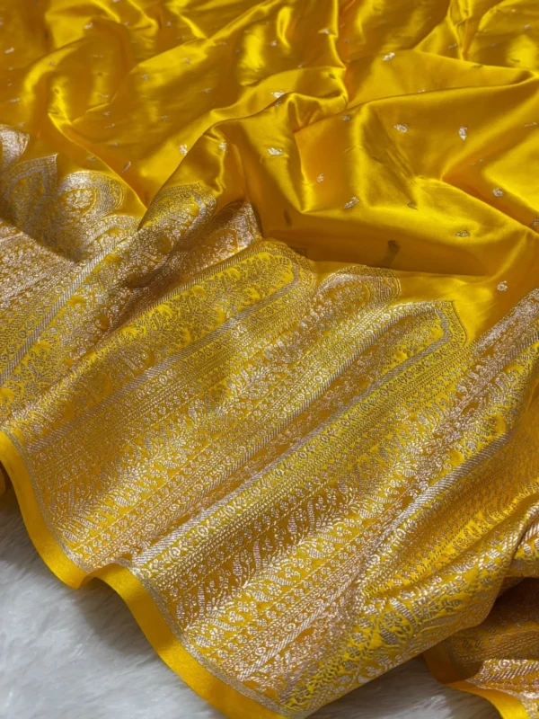 Premium Banarasi Soft Masaru Silk Saree Collection all over Design