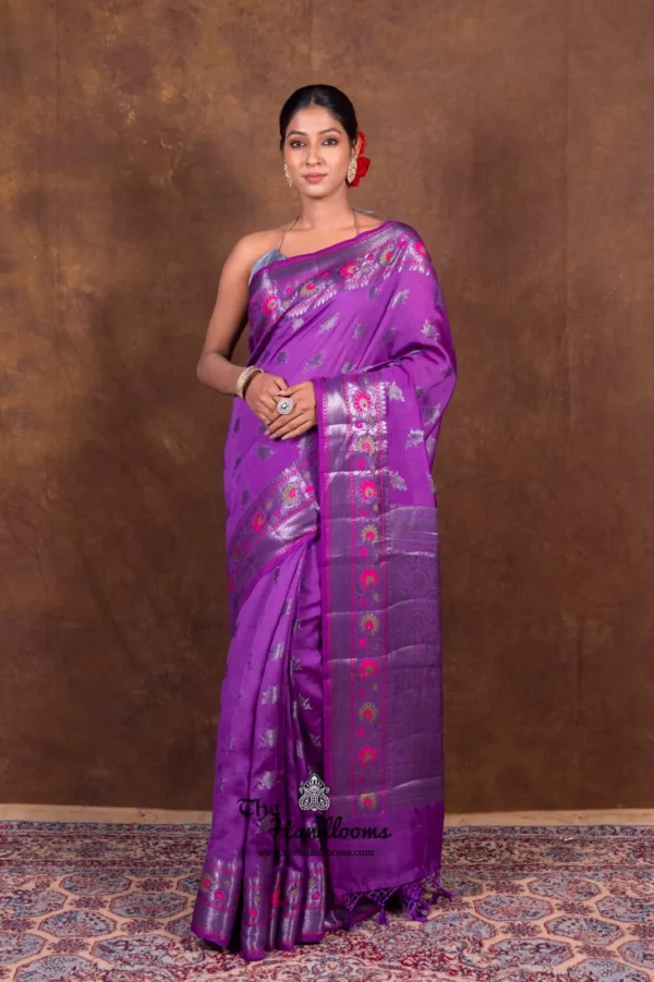 Premium Banarasi Soft Mongo Silk Saree Collection All Over Design