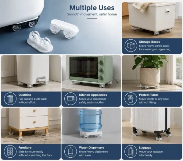 Sketing Furniture Mover - Pack Of 4