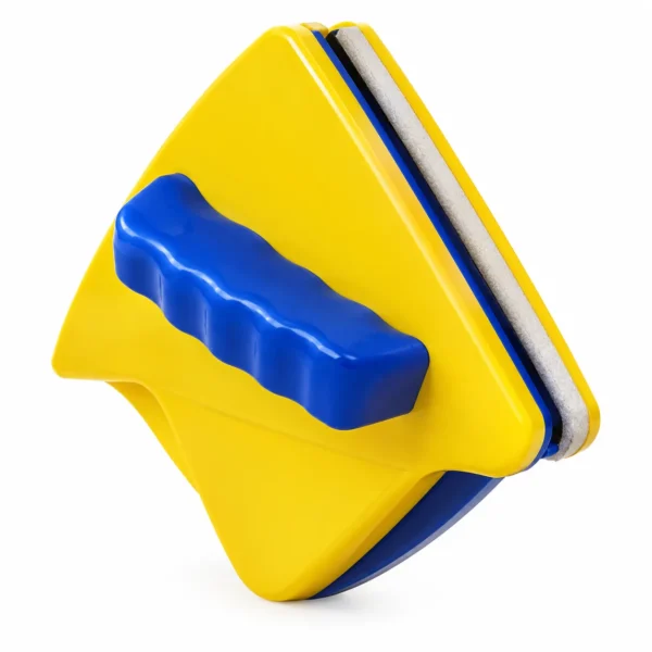 Magnetic window glass cleaner