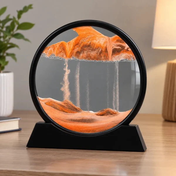 decorative (3) 7 Inch Quick Sand Art Painting