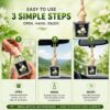jasmine 4 Jasmine Car Freshener Diffuser Car perfume Air Freshner Hanging Pod (10 ml)