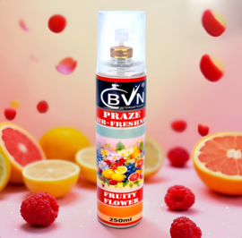 BVN International Fruity Flower Room Freshener Spray 250ml – Long-lasting Fragrance, Eco-friendly, Air Freshener