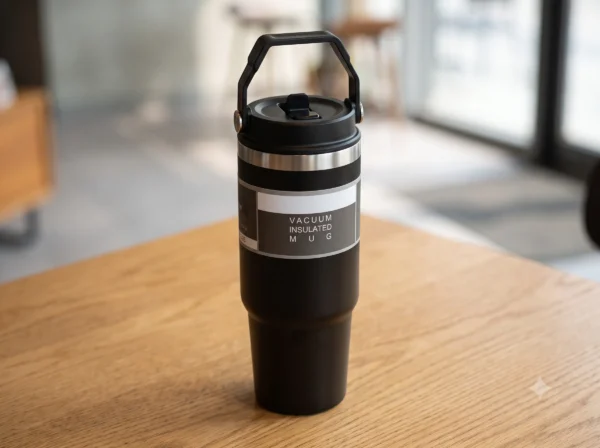 Vaccum Insulated Tumbler with Handle 900 ML