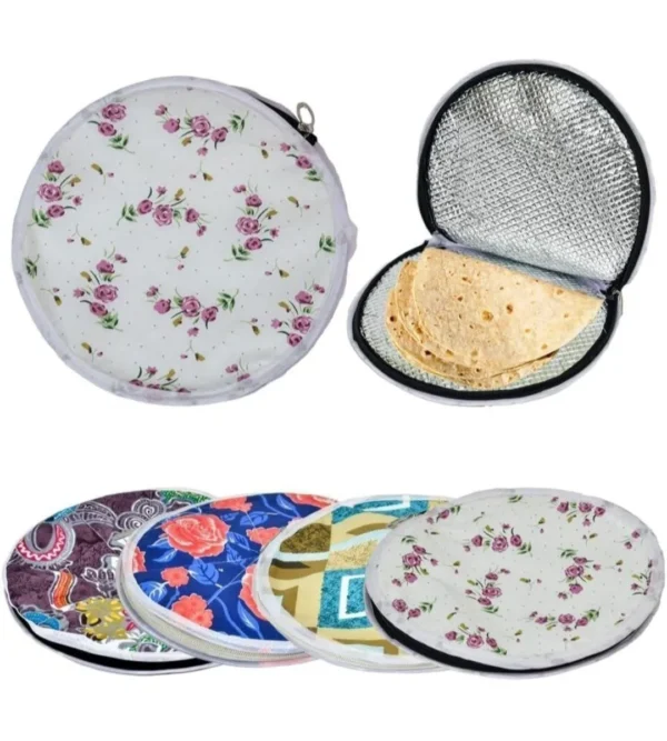 Flural roti (1) Roti Cover with Zip Pack of 5