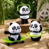 Cute Panda Action Toy Set (3 PCS)