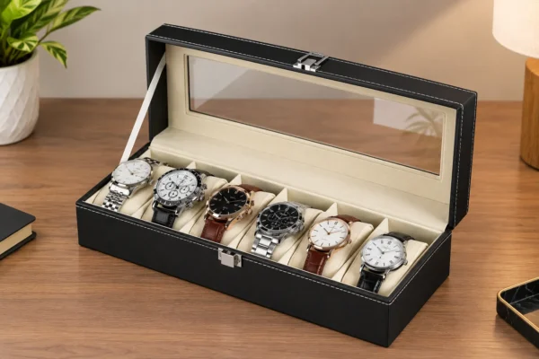 6 SLOT WATCH COLLECTION BOX