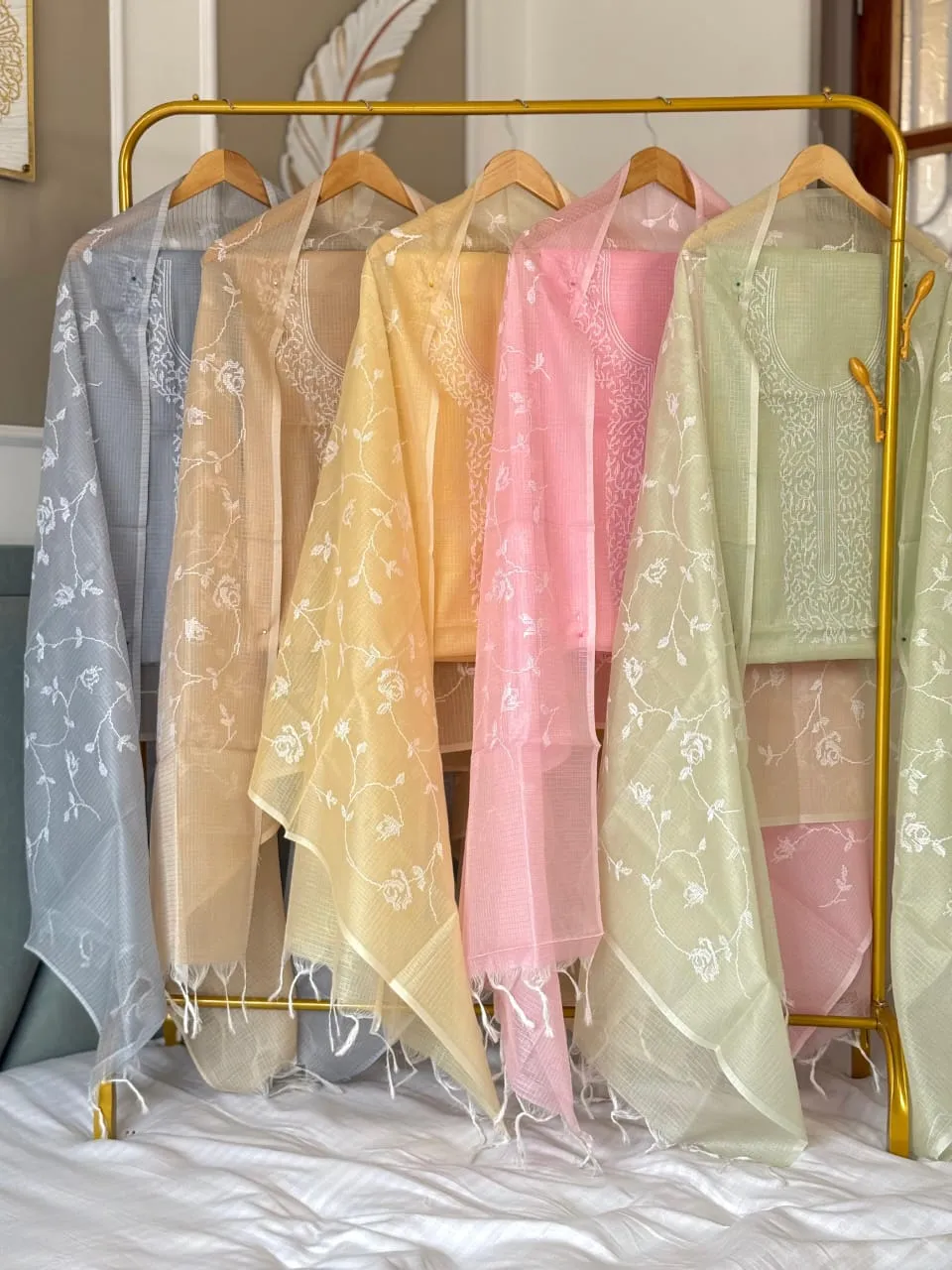 Exclusive Banarasi Unstitched Salwar kameez with Dupatta