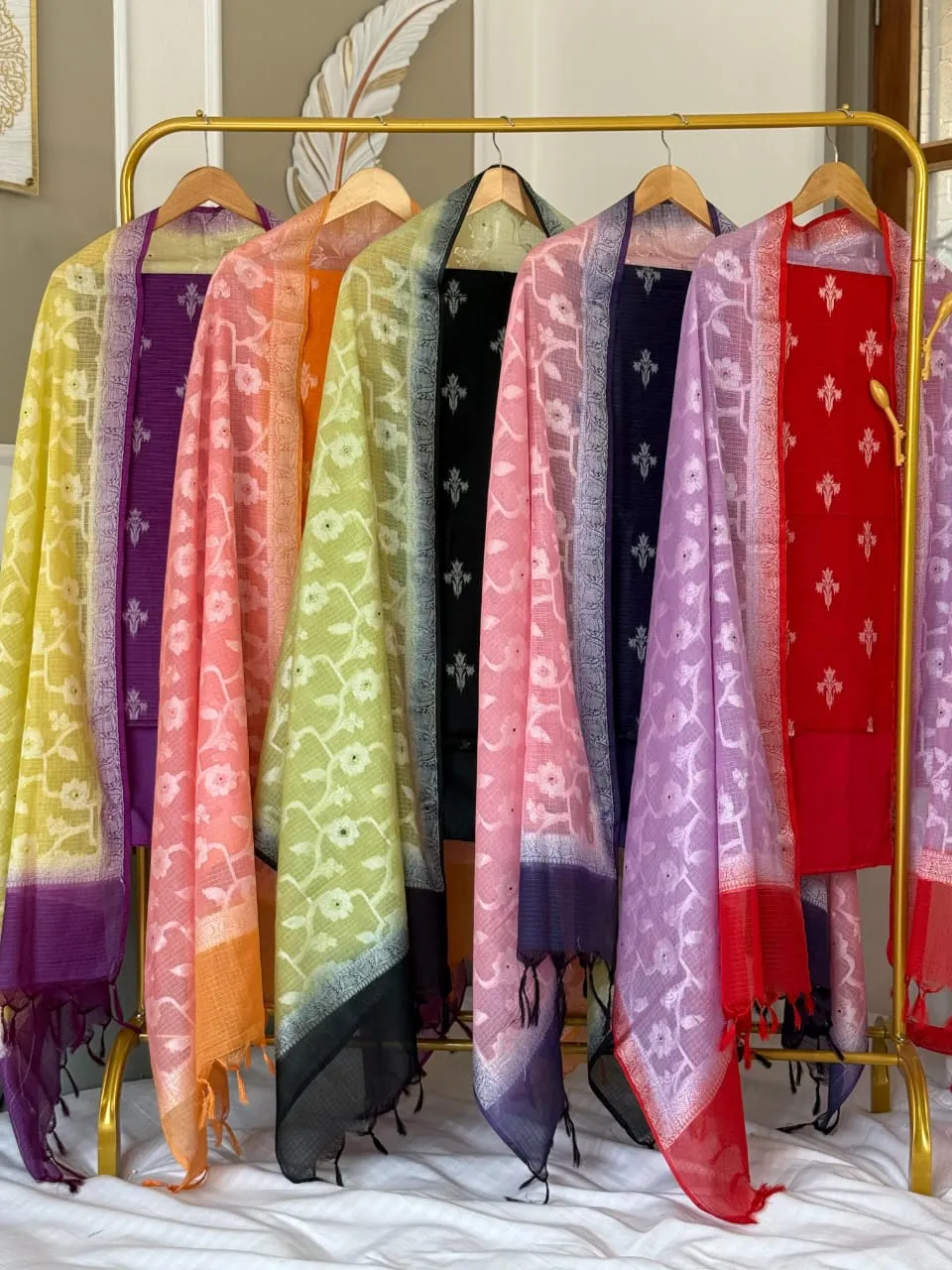 Exclusive Banarasi Unstitched Salwar kameez with Dupatta